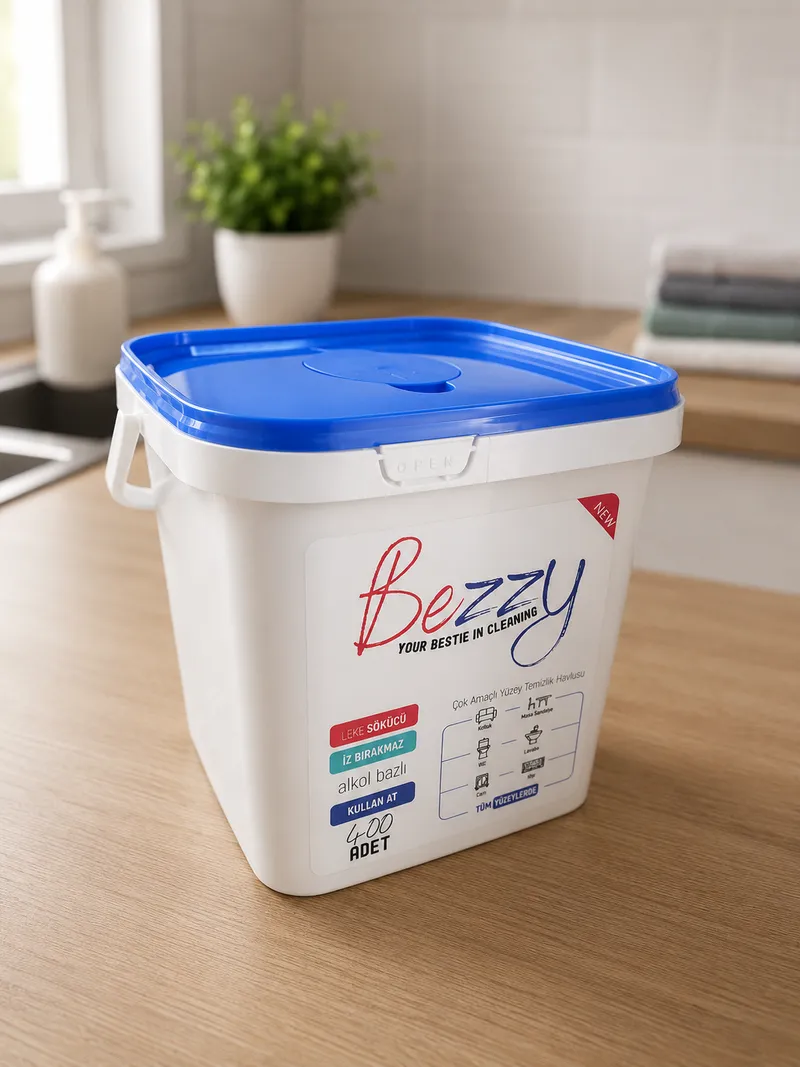 BEZZY ÇOK AMAÇLI KOVA YÜZEY TEMİZLEME HAVLUSU (400'LÜ) - ByCengo